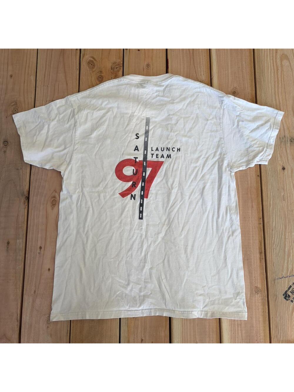 1997 Saturn Launch Team tee streetwear